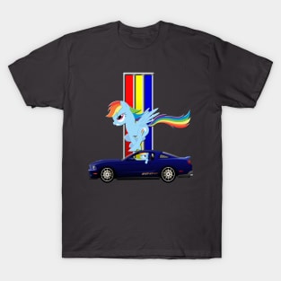 Mustang Rainbow Dash T-Shirt